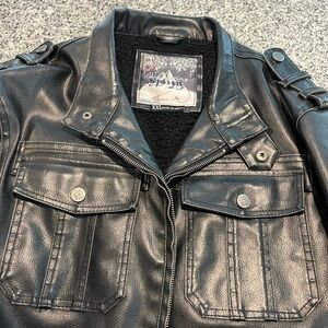 Vintage Faux Leather Jacket